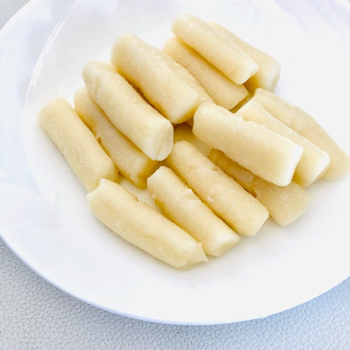 生米から作る手作りトッポギもち (トックもち)